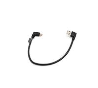 SYSTEM-S USB C Cavo 30 cm USB 3.1 Type C Maschio ad Angolo 90 Gradi a Destra USB 3.0 a 90 Gradi connettore ad Angolo retto