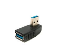 SYSTEM-S USB Tipo A 3.0 (Femmina) Su (Maschio) 90° Destra Angolato