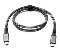 System-S USB4 80 cm cavo tipo C maschio a maschio intrecciato 40 Gbps 240 W USB 4.0 cavo adattatore