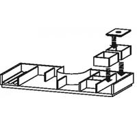 Système d'aménagement Duravit pour largeurs de caisson 78,4 cm, y compris découpe pour siphon, UV986207777, UV986207777, Colorazione: Noce massello