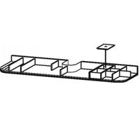 Système d'ameublement Duravit, adapté à une largeur de caisson de 1175 mm, y compris découpe pour siphon, UV997807777, UV997807777, Colorazione: Noce massello