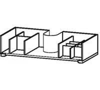 Système d'ameublement Duravit pour largeurs de caisson 750 mm, y compris découpe pour siphon, UV993107777, UV993107777, Colorazione: Noce massello