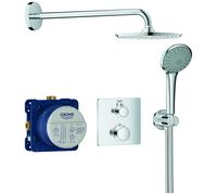 Sistema doccia a scomparsa Grohe Grohtherm con Rainshower Cosmopolitan 210, deviatore integrato a 2 vie, 2 utenze, cromato 34734000 - 34734000