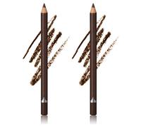 Systemous 24 Hr Waterproof Eyeliner Duo Sharpenable Eye Pencil, Systemous 2 In 1 Eyeliner and Eyebrow Pencil, No Smudging, Fading, Smooth and Easy to Color (03#)