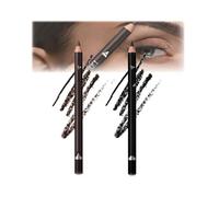 Systemous Eyeliner, 24 Hr Waterproof Eyeliner, Waterproofs Eyeliners Double Sharpenable Eye Pencil, 2 in 1 Eyeliners and Eyebrow Pencil No Smudging Fading (Black+Dark Brown)