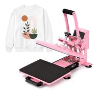 SYSXLT Pressa for Sublimazione a Conchiglia, pressa a Caldo | For magliette, artigianato e piccoli studi.