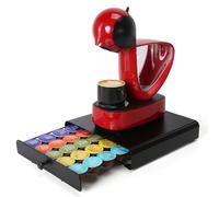 SYSYLY Cassetto Metallico per Capsules Dolce Gusto, Nero.