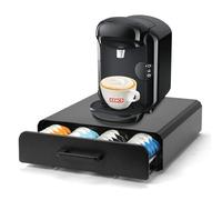 SYSYLY Cassetto porta capsules, Porta cialde di caffè Compatibile Con T-Dsic, vassoio per capsule di caffè e supporto macchina 2 in 1 per macchina.