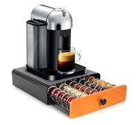 SYSYLY Cassetto Porta Cialde caffè compatibile con CapsulesVertuo,Porta Capsule caffè,Contenitore Porta Cialde caffè.