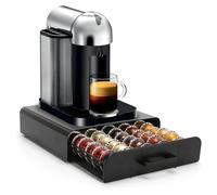 SYSYLY Porta Capsule da Caffè per Capsules Vertuoline,Cassetto per Cialde in Metallo, Supporto per Cilde di Caffè, Nero.