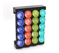 SYSYLY Supporto da parete per capsule di caffè Dolce Gusto, inserti per cassetti, porta capsule per caffè, adatto per pareti della cucina e armadi (autoadesivo).