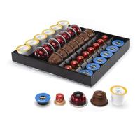 SYSYLY Supporto per cialde di caffè Inserto per cassetto compatibile con Capsules Dolce Gusto|Vertuo|Modo Mio,Porta Capsule caffè,Contenitore Porta Cialde caffè, Inserto Organizer per Cassetti.