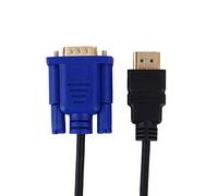Sytaun Cavo convertitore da HDMI a VGA, 1080P HDTV HDMI a VGA maschio 15 pin, cavo connettore adattatore per PC TV 1,5 m