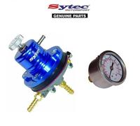 Sytec Msv da Corsa Carburante Pressione Regolatore - Regolabile 2-6 Barra (Blu)