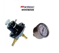 SYTEC MSV Racing Regolatore Pressione Carburante Regolabile 2-6 BAR + Misuratore