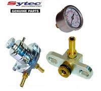 Sytec Regolatore Pressione Caburante 6 Barra + Misuratore Per Mitsubishi Evo 4