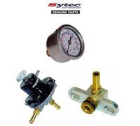 Sytec Regolatore Pressione Caburante Kit 6 Barra + Calibro Per Mitsubishi Evo
