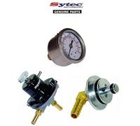 Sytec Regolatore Pressione Caburante Kit 6 Barra + Misuratore Per Ford Escort