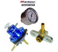 Sytec Regolatore Pressione Caburante Kit 6 Barra + Misuratore Per Mitsubishi Evo