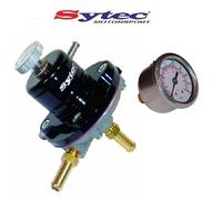 Sytec Sar Regolabile 1-5 Barra Carburante Pressione Regolatore (Nero) 8mm +