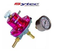 Sytec Sar Regolabile 1-5 Barra Carburante Regolatore di Pressione (Rosso) 8mm +