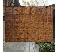 SYTH Tende Bambu,Tapparella Bamboo,Tenda a Rullo in bambù per Esterno,Tenda da Sole per Porta Esterna,Naturale Tapparelle in Reed,Tende Verticali Trattamento Finestra Filtrante La Luce,per Giardino