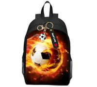 SYTTNUM Borsa Scuola Calcio, Zaino Scuola Calcio, Zaino Leggero Regolabile per Gite Scolastiche e Viaggi sul Campo, Regalo per il Ritorno a Scuola per i Bambini - 16 Pollici