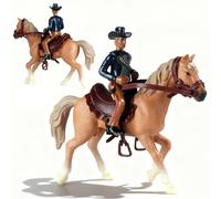 SYTTNUM Cavallo e Cavaliere, Giocattoli Figurine di Cavalli, Modelli di Cavalli Statuine Realistiche di Cavallo Modello Figura Giocattolo, Cowboy Figura Giocattolo, Cowboy Figure Play Set