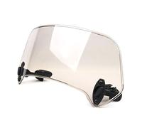 SYUFRE Moto Deflettore del Vento per Moto Guzzi Moto Regolabile Parabrezza Estensione Spoiler Parabrezza Deflettore Aria (Color : Large Brown)