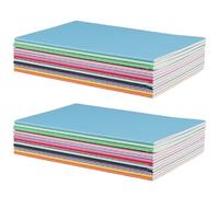 SYUTBOU 24 quaderni A5 a righe, 14 x 21 cm, 12 colori, formato A5, 30 fogli per quaderno, piccolo per ufficio e diario