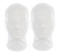 Syutokul 2 maschere a pieno facciale, maschere di Halloween cosplay elasticizzate fai da te, bianche per la maggior parte delle dimensioni della testa, base vuota fai da te per cosplay di Halloween