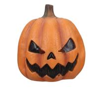 Syutokul Maschera con testa di zucca Divertenti maschere di Halloween in lattice paffuto, forma di zucca paffuta arancione in lattice delicato sulla pelle adatto alla maggior parte delle teste