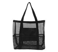 SYUULCOI Borsa a rete da spiaggia Borsa a tracolla da spiaggia portatile leggera di grande capacità per lo shopping da viaggio, la piscina da campeggio