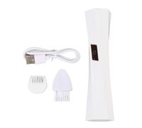 Syuulcoi per tagliare i capelli a doppia testa, resistente all'acqua IPX7, 2 su 1 dispositivo di depilazione elettrica per capelli donna