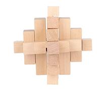 SYUULCOI Puzzle Giocattolo Classico Cinese di Intelligenza, Rompicapo in Legno per Adulti e Bambini, Gioco educativo per il Rilassamento e lo Sviluppo Mentale, Materiale Non