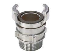 Syveco 2423080 Serie 2423 - Raccordi simmetrici in acciaio INOX 316, guarnizione FKM, 1/2 BSP maschio, 3" BSP