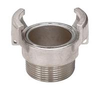 Syveco 2425065 Serie 2425 - Raccordi simmetrici in acciaio inox 316, senza guarnizione, 1/2 BSP maschi senza serratura, 2-1/2" BSP