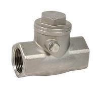 Syveco 320004 Serie 320 - Valvola di non ritorno, in acciaio INOX, modello Hostaform PN16, 1/2" BSP