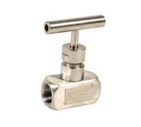 Syveco 487004 Serie 487 - Valvola ad ago in acciaio INOX, PN400, 1/2" NPT