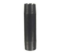 Syveco 530N20033 Serie 530N - Nipplo in acciaio nero, lunghezza 200 mm, 1-1/4" BSP