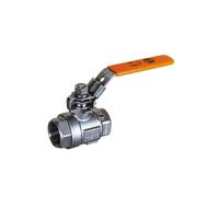 Syveco 714305 Serie 7143 - Rubinetto a sfera, 2 pezzi, FF BSP Inox, PN63, sgrassante per ossigeno 3/4" BSP