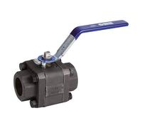 Syveco 745007 Serie 745 - Rubinetto a sfera in acciaio forgiato A105N, PTFE + vetro, 800 kg, 1" 1/4 NPT