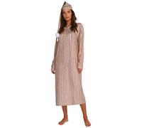 Sywiyi Camicia da notte da donna, a maniche lunghe, con cappello, pigiameria, per feste, carnevale, costume da sonnambulo, tipo I M