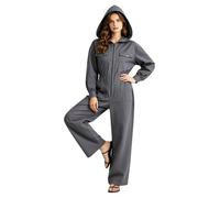 Sywiyi Donna Tuta Casual Da Tutine A Gamba Larga Pagliaccetto Monopezzi | Gambe Larghe E Rilassate,Vestibilità Ampia,Tinta Unita,Incontri,Fine Settimana,Festa,Vacanza,All'Aperto,Stile Di Strada