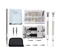 SYWLKJ 108 Pezzi Kit Orologiaio Professionale, Kit Orologiaio per la Riparazione, Attrezzi di Apertura per Cambio Batteria, Apri Custodia, la Regolazione del Cinturino