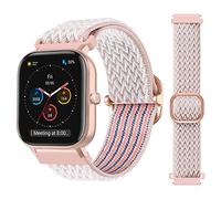 Syxinn 20mm Nylon Cinturino per Amazfit GTS/GTS 2/2 Mini/2e/GTS 3/GTS 4,Galaxy Watch 4/4 Classic Cinturino Ricambio Elastico Braccialetto Sportivo Banda per Amazfit GTR 42mm/Amazfit Bip/Bip S/Bip Lite
