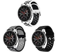 Syxinn Compatibile con 22mm Cinturino Galaxy Watch 46mm Braccialetto Gear S3 Frontier/Classic Silicone Cinturini Polso Band per Gear S3/Watch GT 3/GT 2 46mm