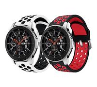 Syxinn Compatibile con cinturino da 22 mm Galaxy Watch 46 mm/Watch 3 45 mm/Gear S3 Frontier/Classic Cinturino in silicone sportivo per Moto 360 2nd Gen/Huawei Watch GT 3/GT 2 46 mm
