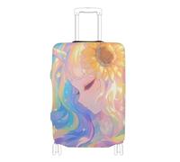 SyXIOP Adorabile custodia protettiva per bagagli con unicorni, elastica, antigraffio, per valigie da viaggio, adatta per bagagli da 45,7 a 81,7 cm, Adorabile spirito di unicorni, M 22-24 in, Classico