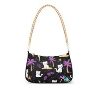 SyXIOP Beach Kittens Willow Black trendy borsa a tracolla per gli uomini con multi tasche borse per le donne che viaggiano